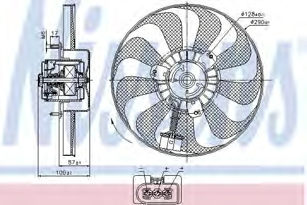 Ventilator, radiator