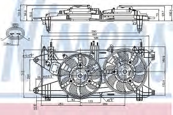 Ventilator, radiator