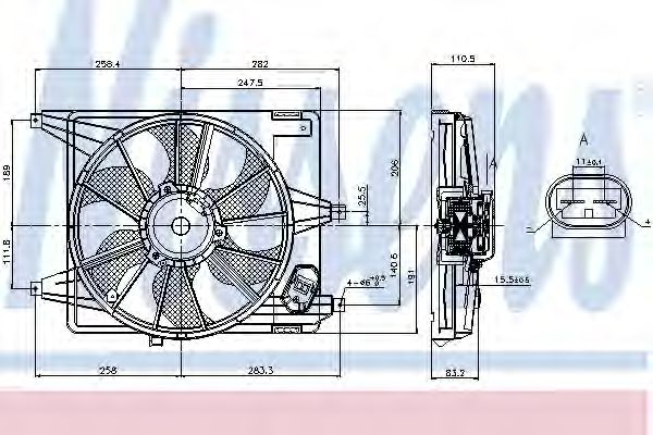 Ventilator, radiator