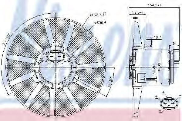 Ventilator, radiator