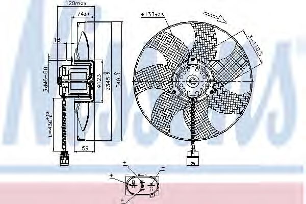 Ventilator, radiator