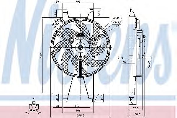 Ventilator, radiator