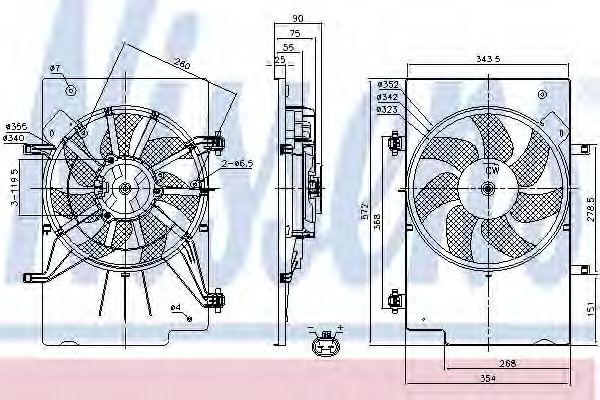 Ventilator, radiator