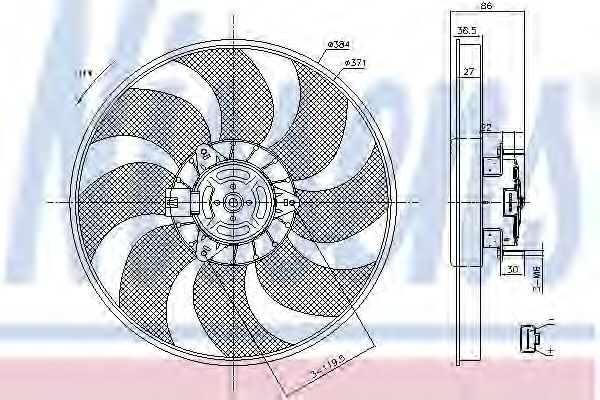 Ventilator, radiator