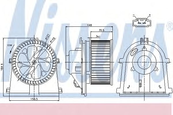 Ventilator, habitaclu