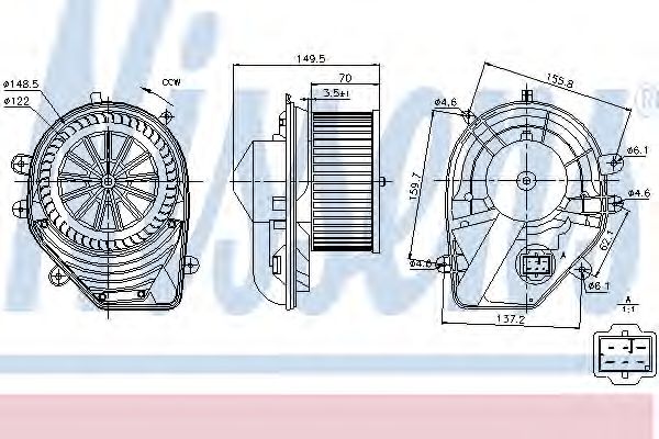 Ventilator, habitaclu