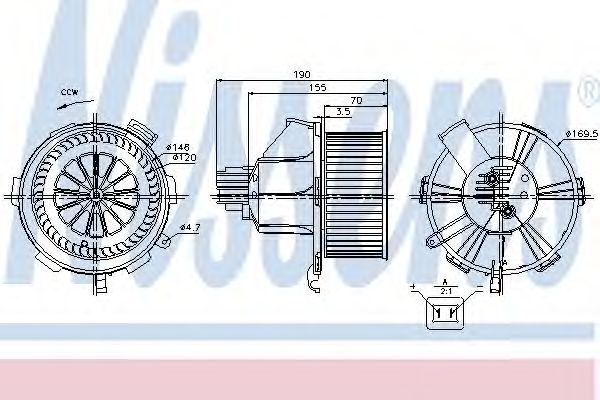 Ventilator, habitaclu