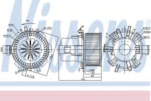 Ventilator, habitaclu