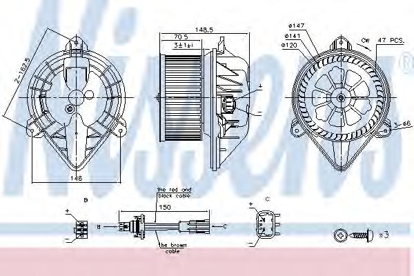 Ventilator, habitaclu