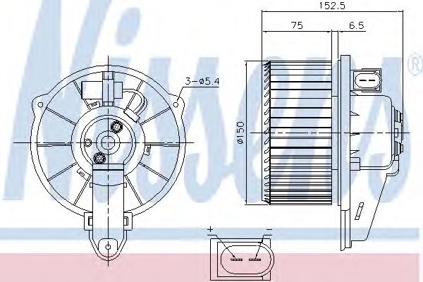 Ventilator, habitaclu