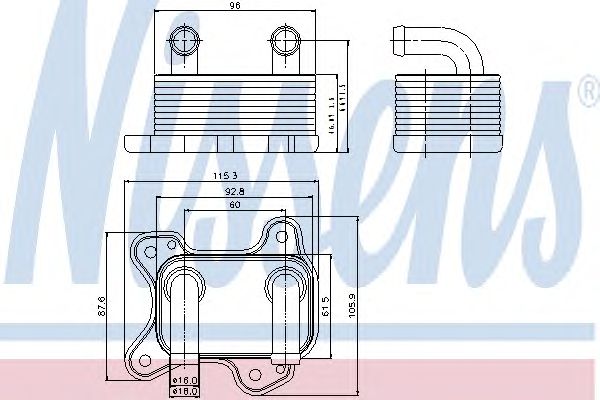 Radiator ulei, ulei motor