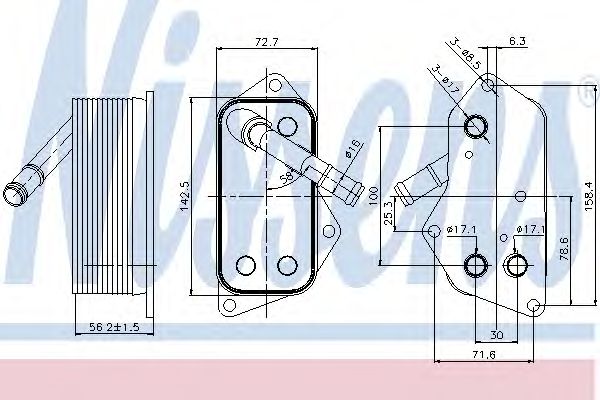 Radiator ulei, ulei motor