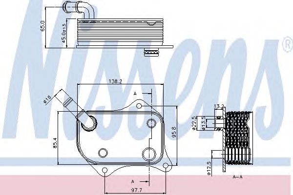 Radiator ulei, ulei motor