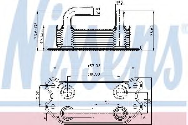 Radiator ulei, ulei motor