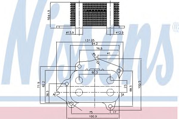 Radiator ulei, ulei motor