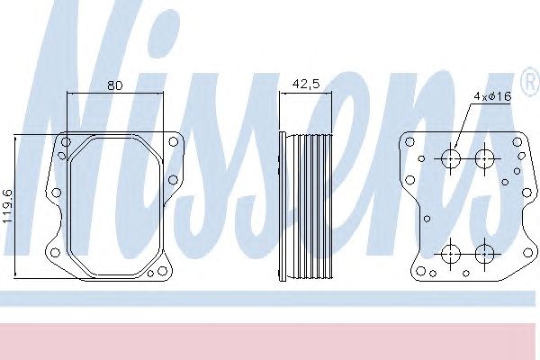 Radiator ulei, ulei motor