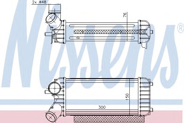 Intercooler, compresor