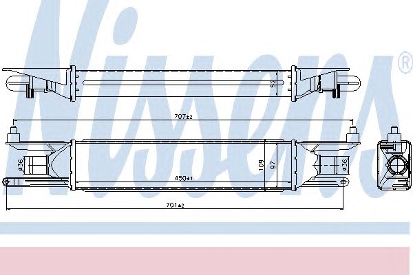 Intercooler, compresor