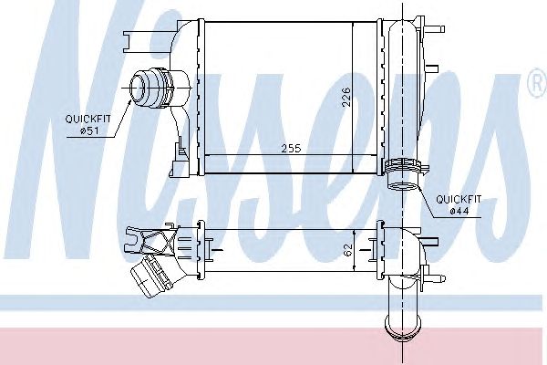 Intercooler, compresor