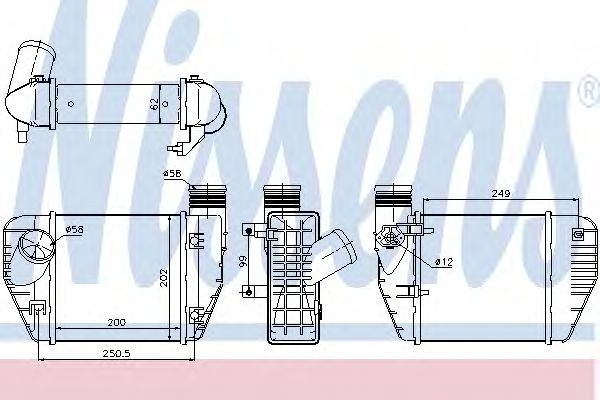 Intercooler, compresor