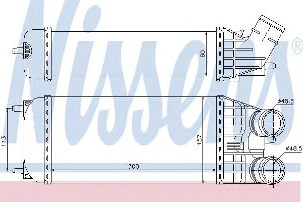 Intercooler, compresor