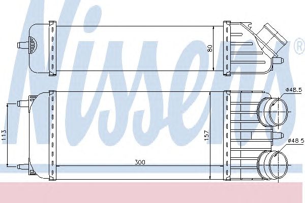 Intercooler, compresor