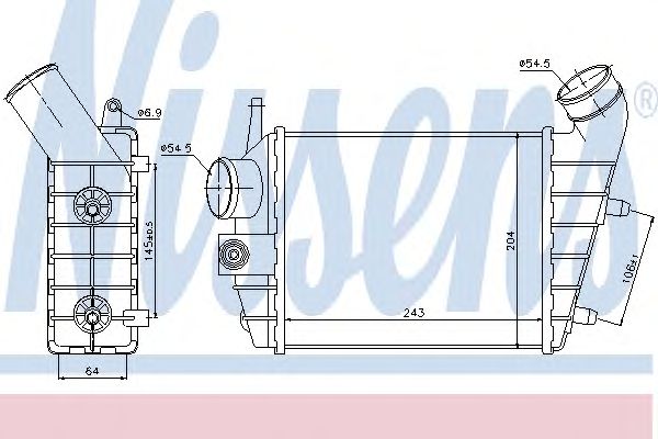 Intercooler, compresor