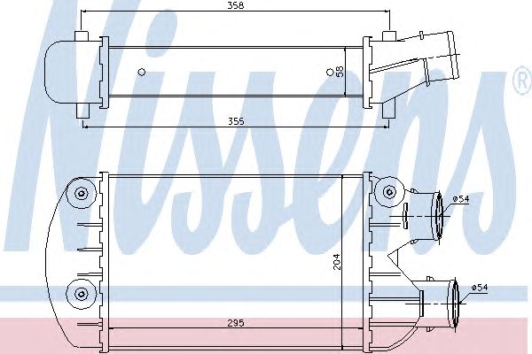 Intercooler, compresor