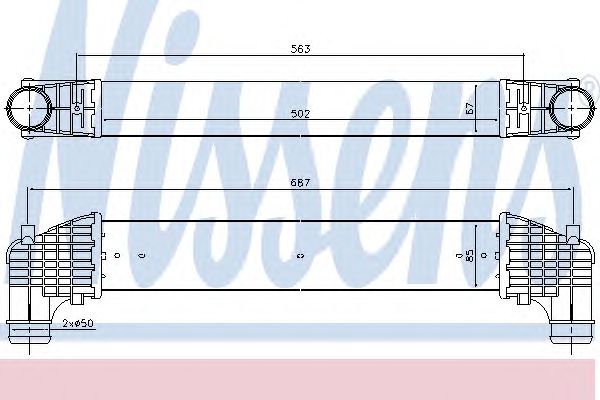 Intercooler, compresor