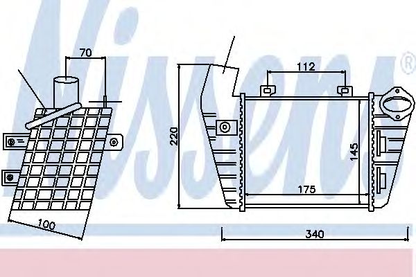 Intercooler, compresor