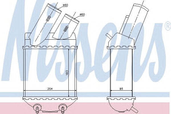 Intercooler, compresor