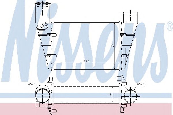 Intercooler, compresor