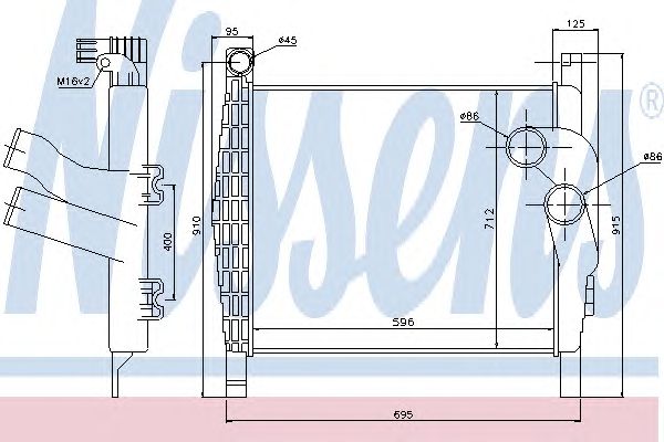 Intercooler, compresor