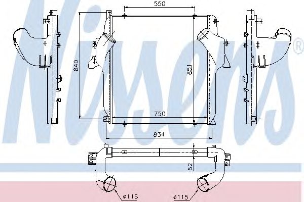 Intercooler, compresor