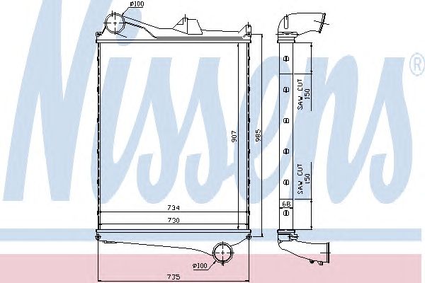 Intercooler, compresor