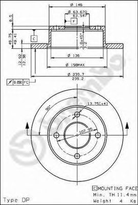 Disc frana