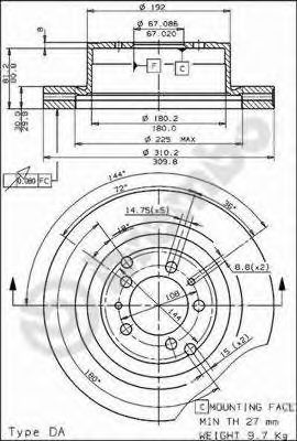 Disc frana