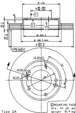 Disc frana