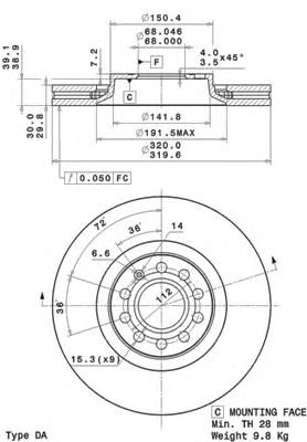 Disc frana