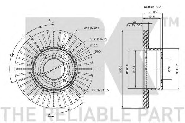 Disc frana