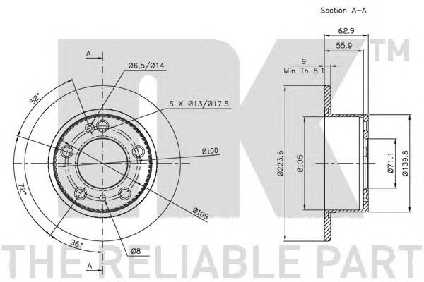 Disc frana