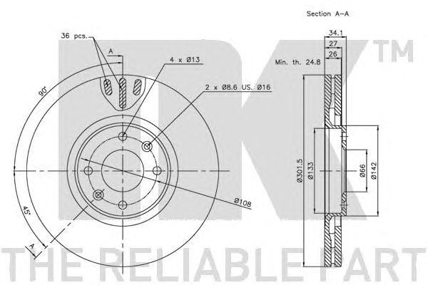 Disc frana