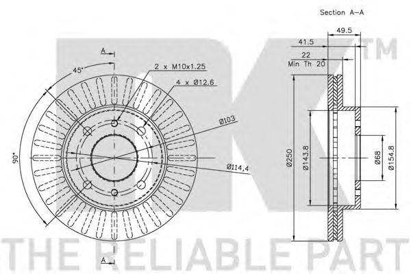 Disc frana