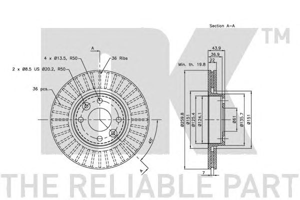 Disc frana