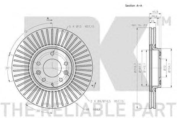 Disc frana