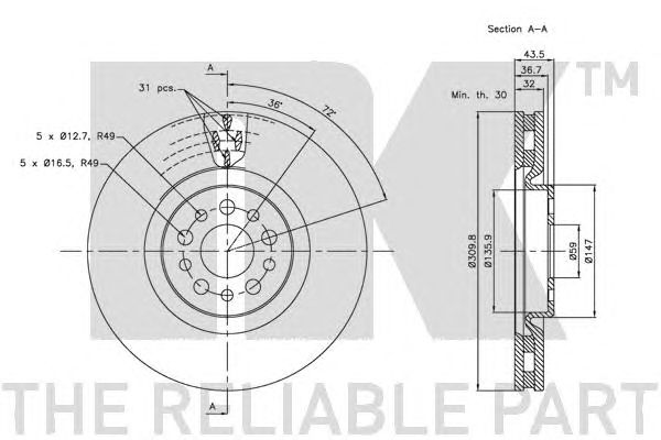 Disc frana