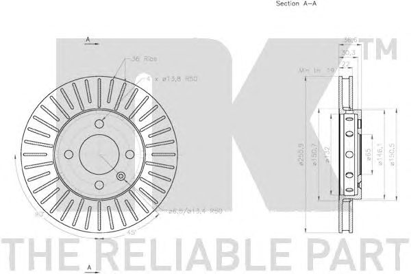 Disc frana