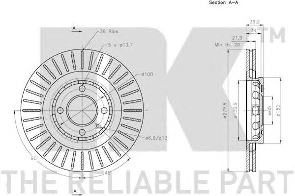 Disc frana