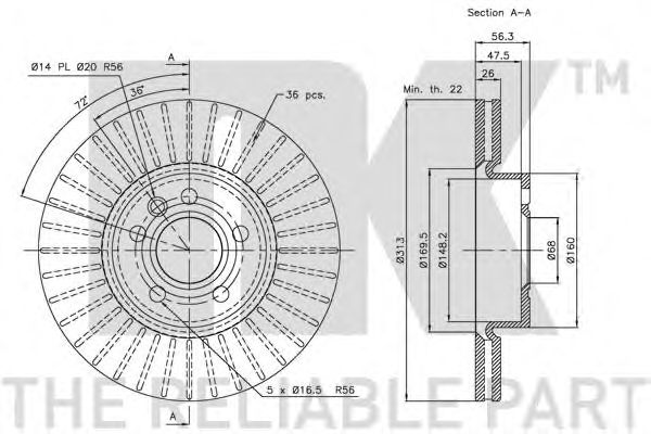 Disc frana