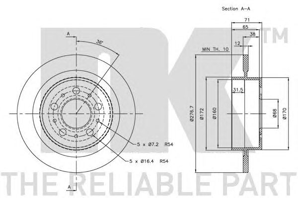 Disc frana